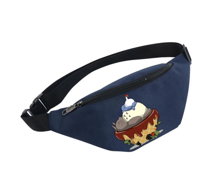 Totoro Waist Bag Waterproof Chest Handbag Unisex Fanny Pack