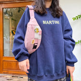 Canvas Fanny Pack For Women Leisure Solid Waist Bag