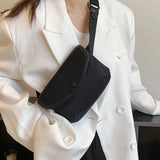 Canvas Waist Bag Women Fanny Pack Small Crossbody Chest Bag
