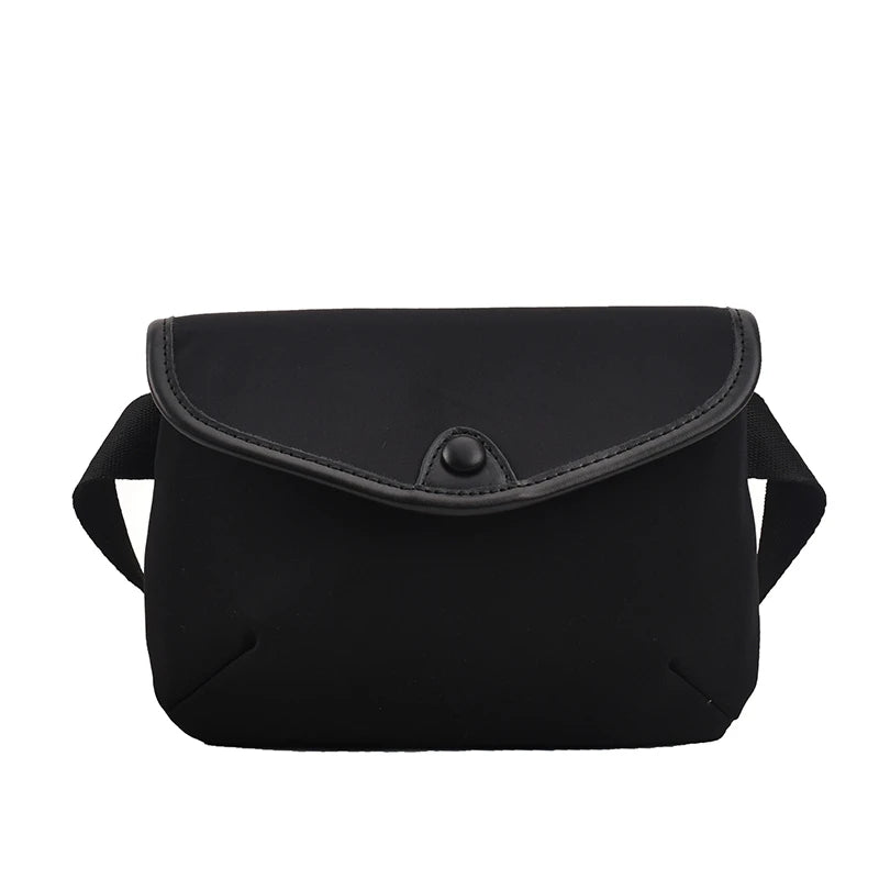 Canvas Waist Bag Women Fanny Pack Small Crossbody Chest Bag