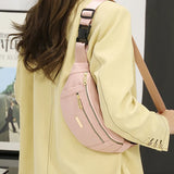 Women's Polyester Waist Bag Crossbody Chest Bags