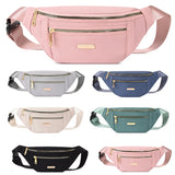 Women's Polyester Waist Bag Crossbody Chest Bags