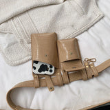 Stone Pattern Leather Waist Belt Bag Women Fanny Pack