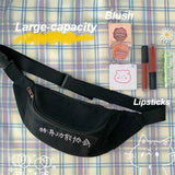 Waist Bags Letter-printed All-match Canvas Students Fanny Packs Casual