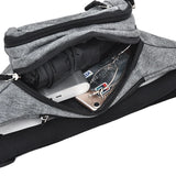 Women Oxford Fanny Pack Geometric Waist Packs Phone Pouch