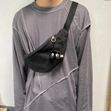 Waist Bags Women Harajuku All-match Canvas Students Fanny Pack