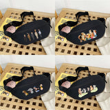 Men's Cartoon Print Crossbody Bag Gym Sports Organizer