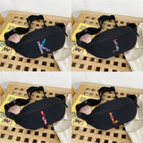 Men Waist Bag 26 Letter Crossbody Gym Sports Mini Shoulder Chest Phone Wallet