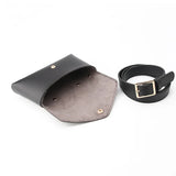 Women's Adjustable PU Leather Waist Bag Phone Key Storage Crossbody Bag