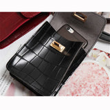 Animal Print Crocodile Pattern Waist Bag for Women