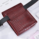 Animal Print Women Waist Pack Pu Leahter Waist Bag