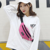 Pink Fanny Pack Female Belt Bag Waist Packs Chest Phone Pouch Bolsa Feminina