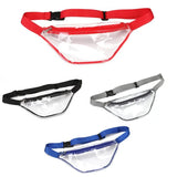 Holographic Waist Bag Pink Silver Fanny Pack PVC Waist Packs