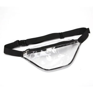 Holographic Waist Bag Pink Silver Fanny Pack PVC Waist Packs