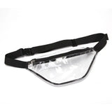 Holographic Waist Bag Pink Silver Fanny Pack PVC Waist Packs