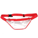 Holographic Waist Bag Pink Silver Fanny Pack PVC Waist Packs