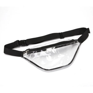 Holographic Waist Bag Pink Silver Fanny Pack PVC Waist Packs