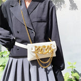 Women Waist Bag Small Phone Pouch Fanny Pack Chain Mini Crossbody Purse