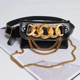 Women Waist Bag Small Phone Pouch Fanny Pack Chain Mini Crossbody Purse