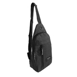 Canvas Chest Bag Small Crossbody Hip Hop Streetwear Fanny Pack Multi