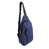 Canvas Chest Bag Small Crossbody Hip Hop Streetwear Fanny Pack Multi