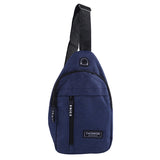 Canvas Chest Bag Small Crossbody Hip Hop Streetwear Fanny Pack Multi