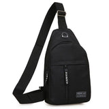 Canvas Chest Pack for Men Women Crossbody Bags Hip Hop Streetwear Bag