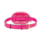Women Leather Velvet Waist Fanny Pack Zipper Waist Bag Travel Wallet