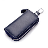 Men's Leather Key Bag Cowhide Wallet Key Pouch