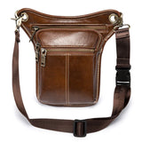 Leather Waist Pack Bag Men Casual Fanny Pack