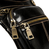 Leather Waist Pack Bag Men Casual Fanny Pack