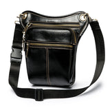 Leather Waist Pack Bag Men Casual Fanny Pack