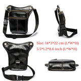 Leather Waist Pack Bag Men Casual Fanny Pack