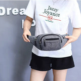 Canvas Waist Pack Bags Functional Hip Fanny Pouch Handbags