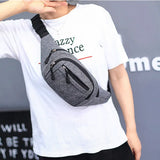 Canvas Waist Pack Bags Functional Hip Fanny Pouch Handbags
