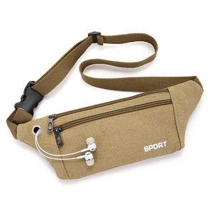Canvas Waist Pack Bag for Women Fanny Pack Casual Chest Bag