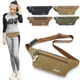Canvas Waist Pack Bag for Women Fanny Pack Casual Chest Bag