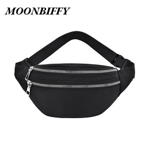 Nylon Fanny Pack Women's Waist Bag Chest Pouch Travel Hip Sport Purse