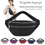 Nylon Waist Pack Bags for Women Fanny Packs Chest Bags Belt Pouch