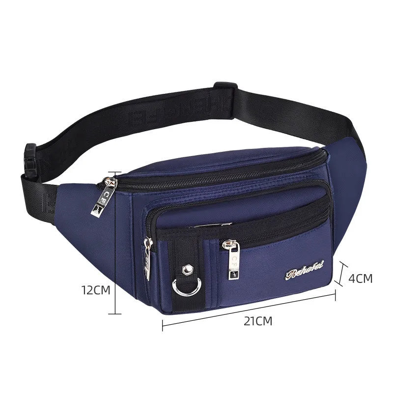 Nylon Fanny Pack for Women Waist Bag Travel Hip Pouch