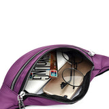 Nylon Fanny Pack for Women Waist Bag Travel Hip Pouch