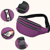 Nylon Fanny Pack for Women Waist Bag Travel Hip Pouch