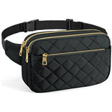 Women's Rhombus Waist Pack Bag - Travel Hip Pouch