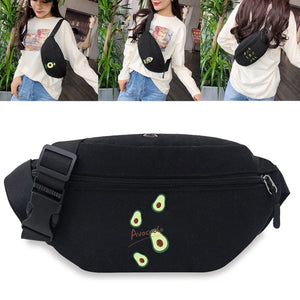 Avocado Print Waist Pack Functional Fanny Pack Phone Travel Wallet Pouch