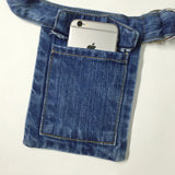 Denim Waist Pack Fanny Pack Women Casual Hip Bag Travel Money Phone Purse