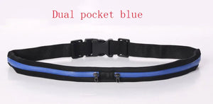 Waterproof Double Pocket Waist Pack for Traveling Running Sport