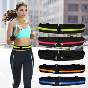 Waterproof Double Pocket Waist Pack for Traveling Running Sport
