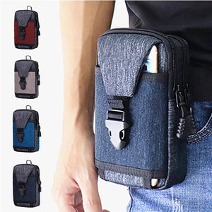 Men's Waist Pack Travel Purse Waterproof Belt Zipper Tactical Sport Fanny Pack