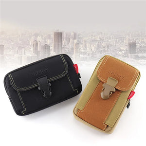 Waist Pack Men's Casual Bag Travel Purse Waterproof Belt Zipper