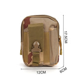 Men's Waist Pack Travel Purse Waterproof Belt Zipper Sport Bag